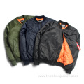 Factory Wholesale Cool Mens Flight Jacket with Collar